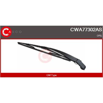 Bras d'essuie-glace, nettoyage des vitres CASCO CWA77302AS pour OPEL CORSA 1.2 16V - 75cv Bras d'essuie-glace, nettoyage des vitres CASCO CWA77302AS pour OPEL CORSA 1.2 16V - 75cv