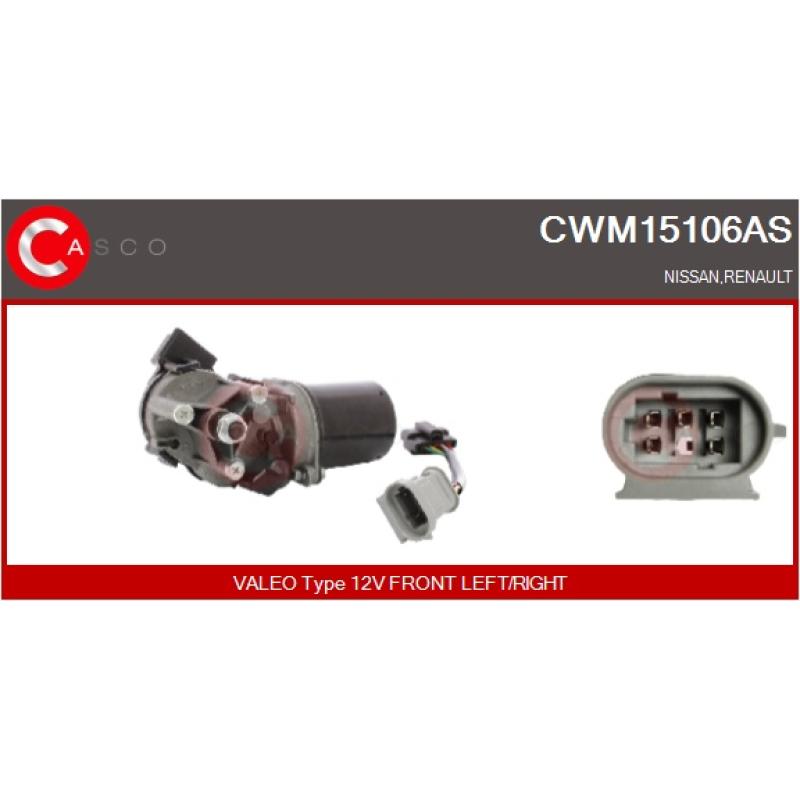 Moteur d'essuie-glace CASCO CWM15106AS - Visuel 2