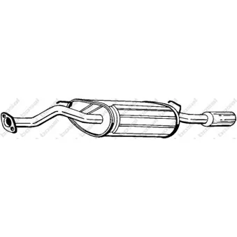 Silencieux arrière KLOKKERHOLM 115-329