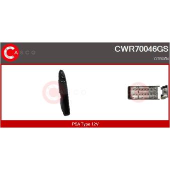 Interrupteur, lève-vitre CASCO [CWR70046GS]