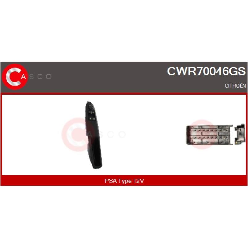 Interrupteur, lève-vitre CASCO CWR70046GS - Visuel 2