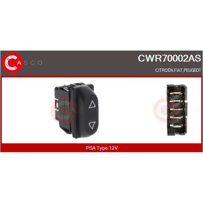 Interrupteur, lève-vitre CASCO CWR70002AS - Visuel 2