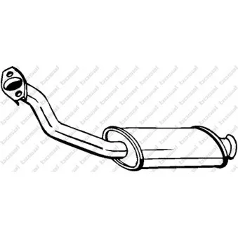 Silencieux avant KLOKKERHOLM 135-073