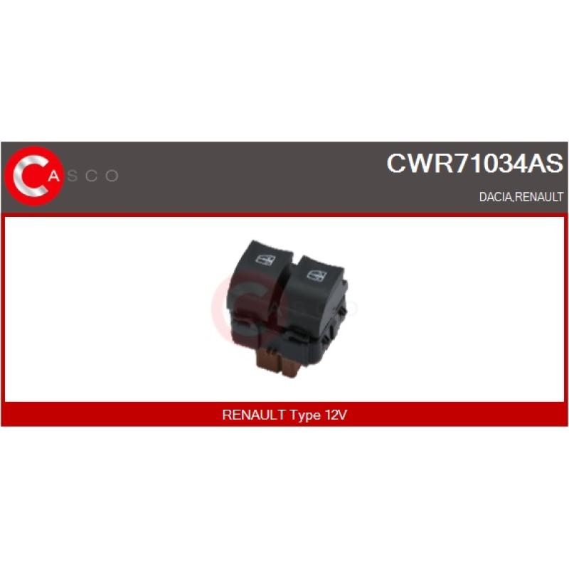 Interrupteur, lève-vitre CASCO CWR71034AS - Visuel 2