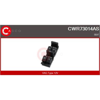 Interrupteur, lève-vitre CASCO CWR73014AS pour SEAT LEON 1.6 - 102cv
