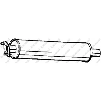 Silencieux avant KLOKKERHOLM OEM 1677736