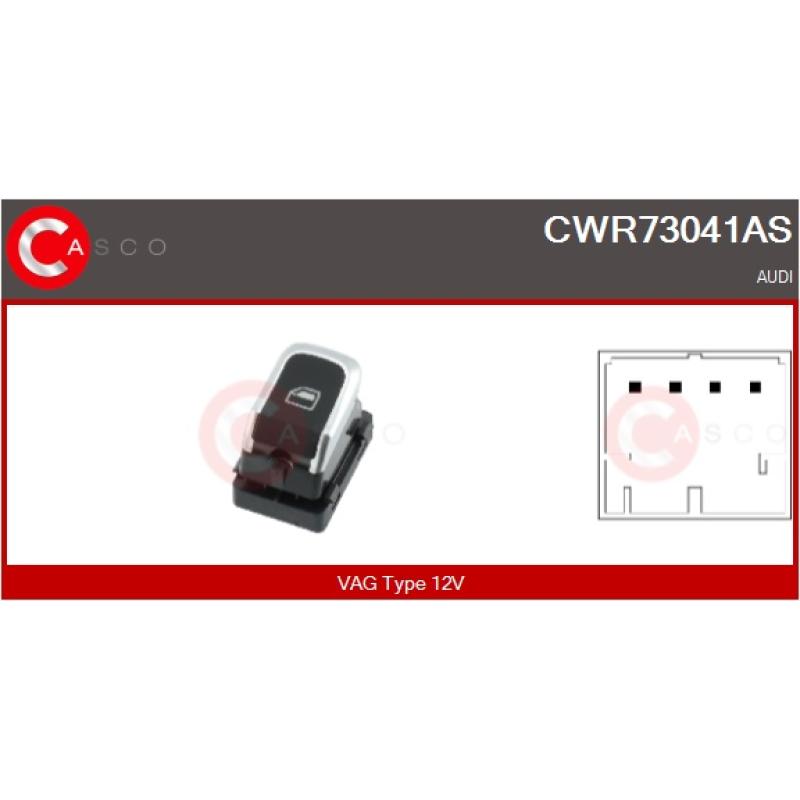 Interrupteur, lève-vitre CASCO CWR73041AS - Visuel 2