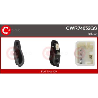 Interrupteur, lève-vitre CASCO [CWR74052GS]