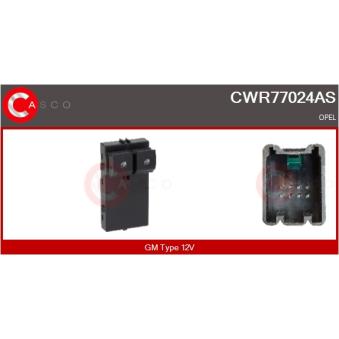 Interrupteur, lève-vitre CASCO CWR77024AS pour OPEL ASTRA 2.0 BiTurbo CDTI - 194cv Interrupteur, lève-vitre CASCO CWR77024AS pour OPEL ASTRA 2.0 BiTurbo CDTI - 194cv