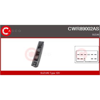 Interrupteur, lève-vitre CASCO CWR89002AS pour SUZUKI VITARA 1.6 - 95cv Interrupteur, lève-vitre CASCO CWR89002AS pour SUZUKI VITARA 1.6 - 95cv