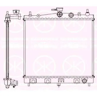 Radiateur, refroidissement du moteur KLOKKERHOLM OEM 21410AX600
