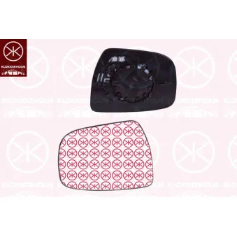 Verre de rétroviseur, rétroviseur extérieur KLOKKERHOLM 16381061