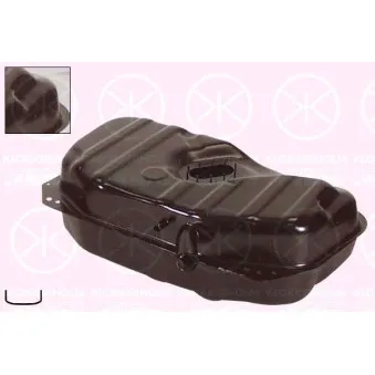 Réservoir de carburant KLOKKERHOLM 2021007