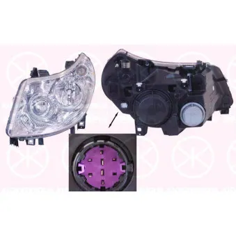 Projecteur principal KLOKKERHOLM OEM 0001366101080
