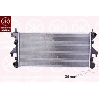 Radiateur, refroidissement du moteur KLOKKERHOLM OEM 1330Q3