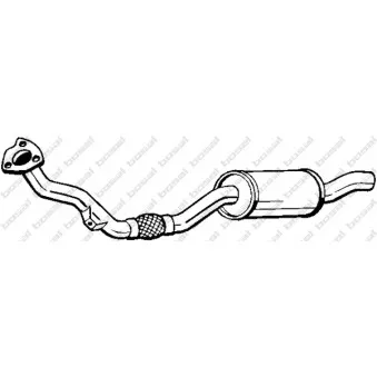 Silencieux avant KLOKKERHOLM 233-073