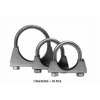 Pièce de serrage, échappement KLOKKERHOLM 250-840