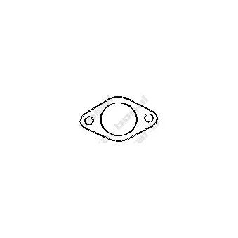 Joint d'étanchéité, tuyau d'échappement KLOKKERHOLM 256-192