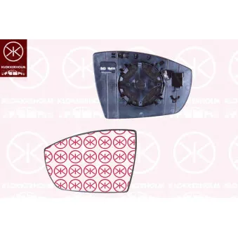 Verre de rétroviseur, rétroviseur extérieur KLOKKERHOLM 25791062