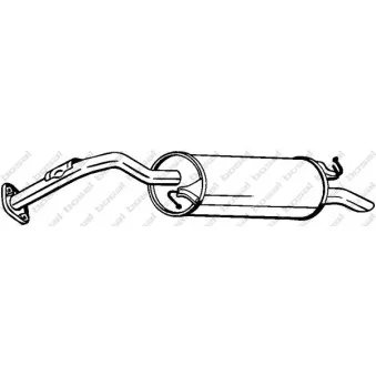 Silencieux arrière KLOKKERHOLM 279-423