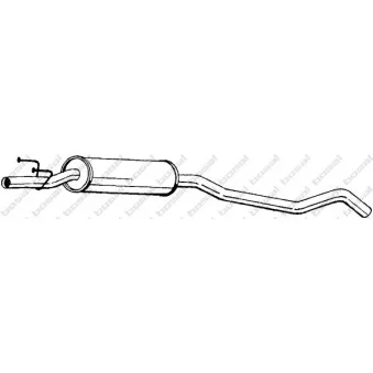 Silencieux central KLOKKERHOLM 283-583