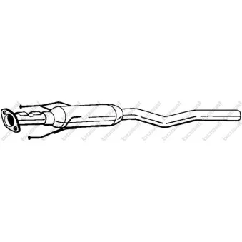 Silencieux central KLOKKERHOLM 283-705