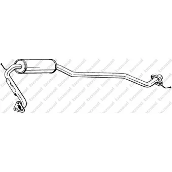 Silencieux central KLOKKERHOLM 283-799