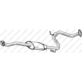 Silencieux central KLOKKERHOLM OEM Z50840300