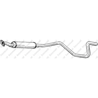 Silencieux central KLOKKERHOLM 286-071