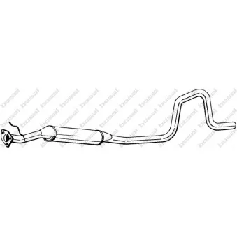 Silencieux central KLOKKERHOLM 287-431