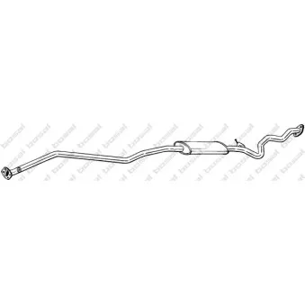 Silencieux central KLOKKERHOLM 293-011