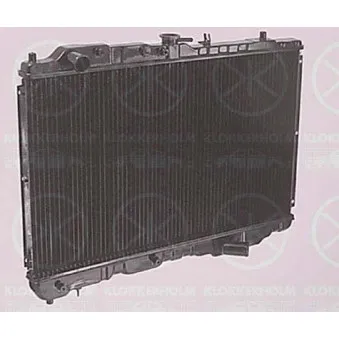 Radiateur, refroidissement du moteur KLOKKERHOLM 3432302066