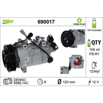 Compresseur, climatisation VALEO OEM 926004EA0A