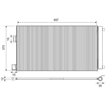 Condenseur, climatisation VALEO [822803]
