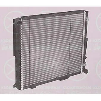 Radiateur, refroidissement du moteur KLOKKERHOLM OEM 1245001003