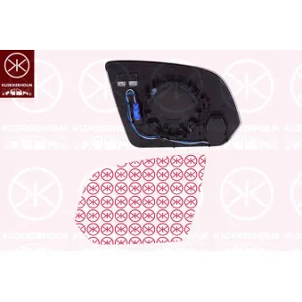 Verre de rétroviseur, rétroviseur extérieur KLOKKERHOLM 35431065