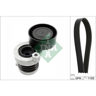 Jeu de courroies trapézoïdales à nervures INA OEM 6072000100 Jeu de courroies trapézoïdales à nervures INA OEM 6072000100