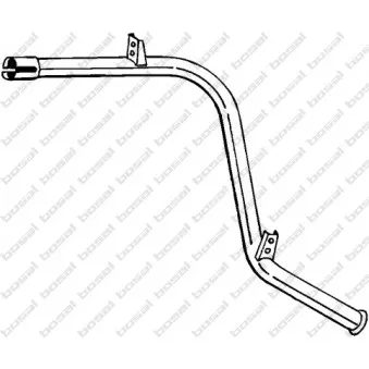 Tuyau d'échappement KLOKKERHOLM 439-369