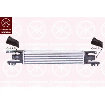 Intercooler, échangeur KLOKKERHOLM OEM 6302078