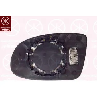 Verre de rétroviseur, rétroviseur extérieur KLOKKERHOLM 50401061