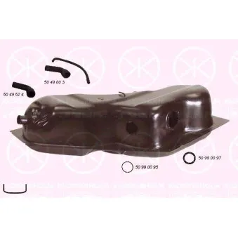 Réservoir de carburant KLOKKERHOLM OEM 802017