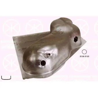 Réservoir de carburant KLOKKERHOLM 5050007