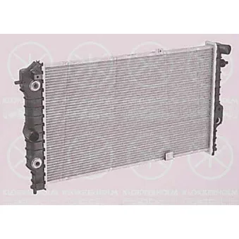 Radiateur, refroidissement du moteur KLOKKERHOLM OEM 90443463