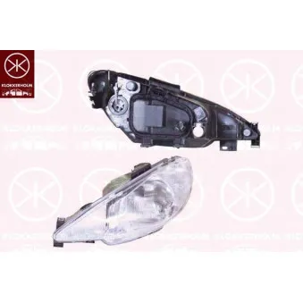 Projecteur principal KLOKKERHOLM 55070136