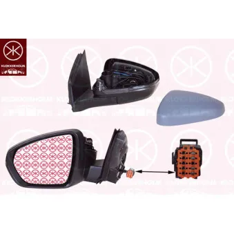 Rétroviseur extérieur KLOKKERHOLM 55461042