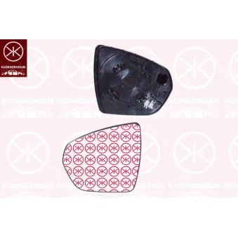 Verre de rétroviseur, rétroviseur extérieur KLOKKERHOLM OEM 98150673XT