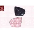 Verre de rétroviseur, rétroviseur extérieur KLOKKERHOLM [55461063]
