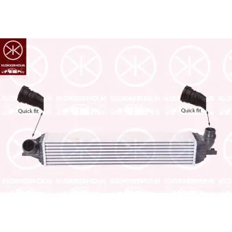 Intercooler, échangeur KLOKKERHOLM OEM 144960001R