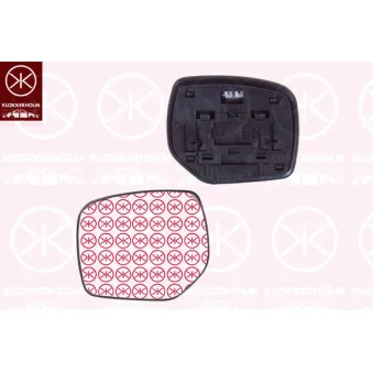 Verre de rétroviseur, rétroviseur extérieur KLOKKERHOLM 67131065