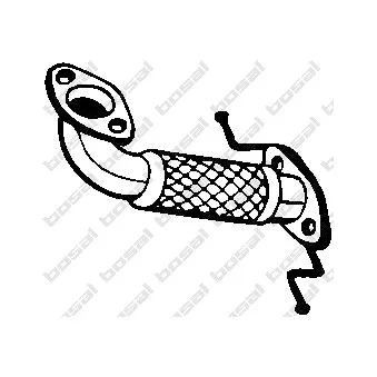 Tuyau d'échappement KLOKKERHOLM 703-123